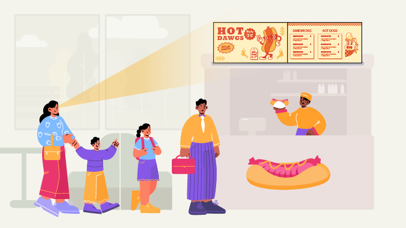 09_Easier Menu Reading & Faster Decisions_digital menu boards 16 benefits