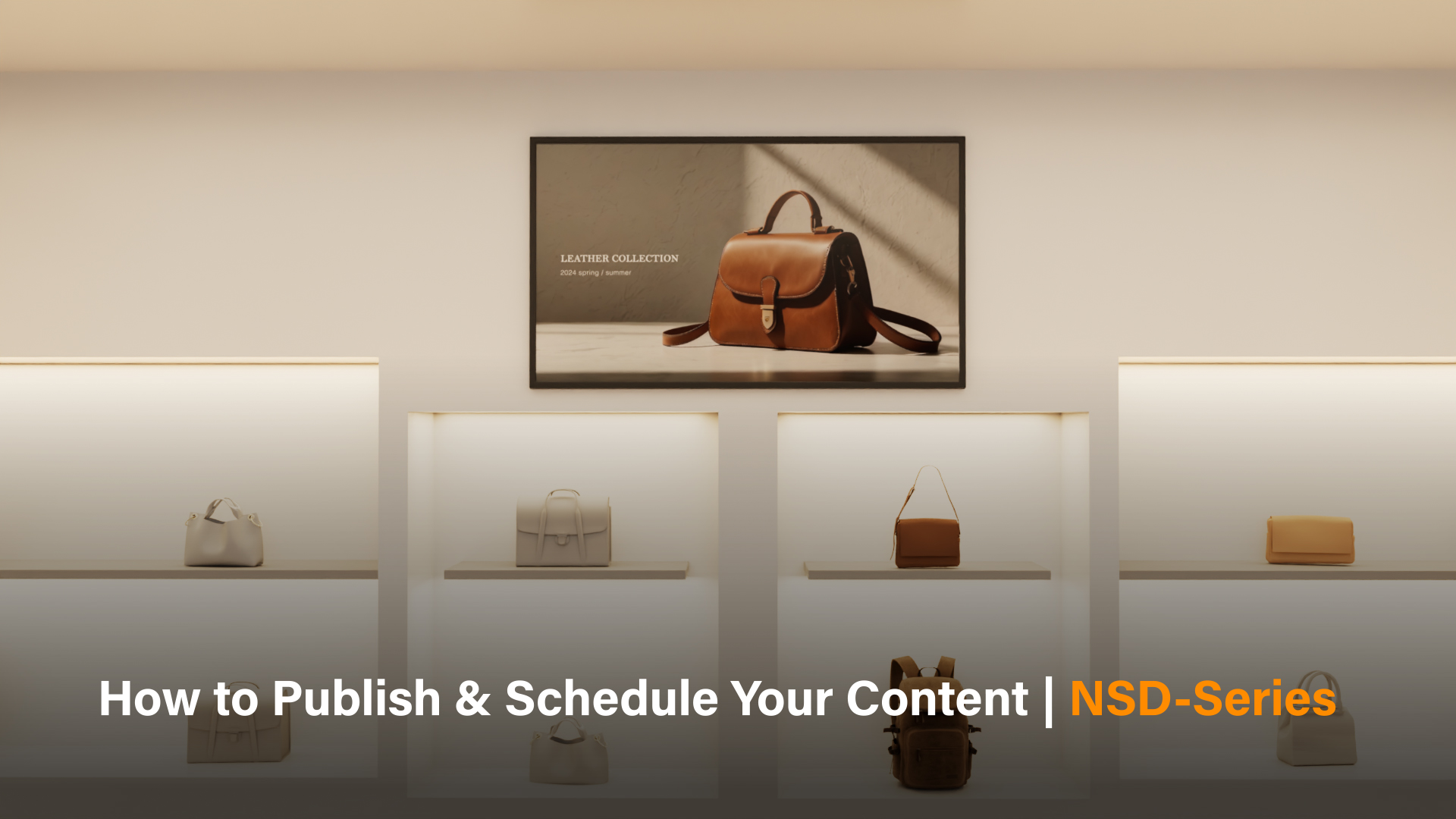 How to Publish and Schedule Your Content | NSD-Series