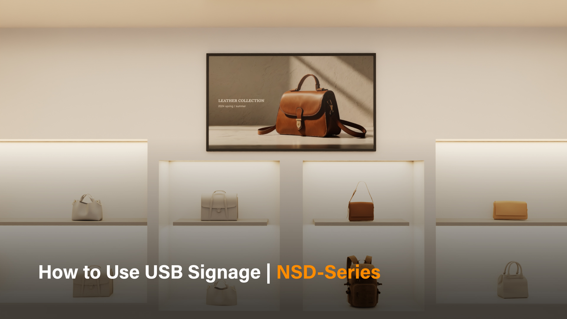 How to Use USB Signage | NSD-Series