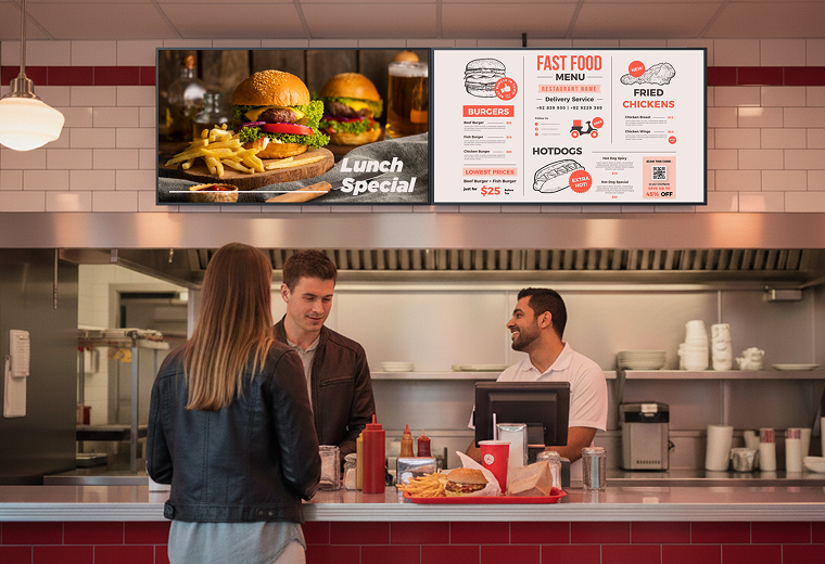 Retail & QSR Display Solutions_Digital Menu Boards