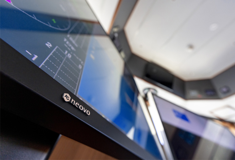 AG Neovo Marine Display features hard glass for panel protection.